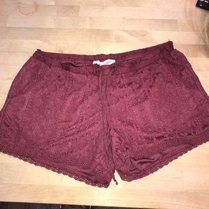 Rewind lace shorts